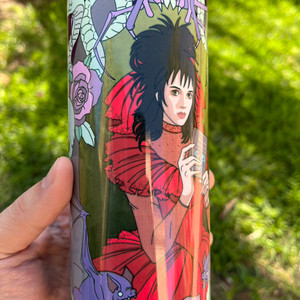Lydia Deetz Scream Queen  20oz Skinny Tumbler Lydia Deetz Scream Queen  20oz Skinny Tumbler
