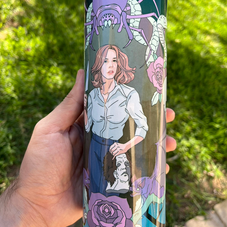 Luarie Strode Scream Queen  20oz Skinny Tumbler Luarie Strode Scream Queen  20oz Skinny Tumbler