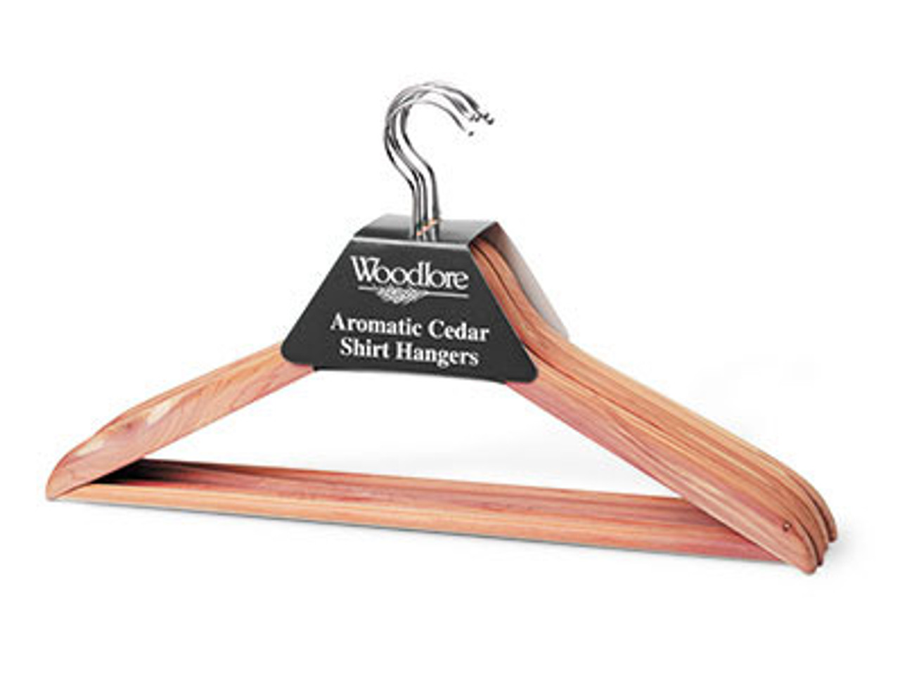 Home Basics Wooden Clothes Hangers, 5 Pack