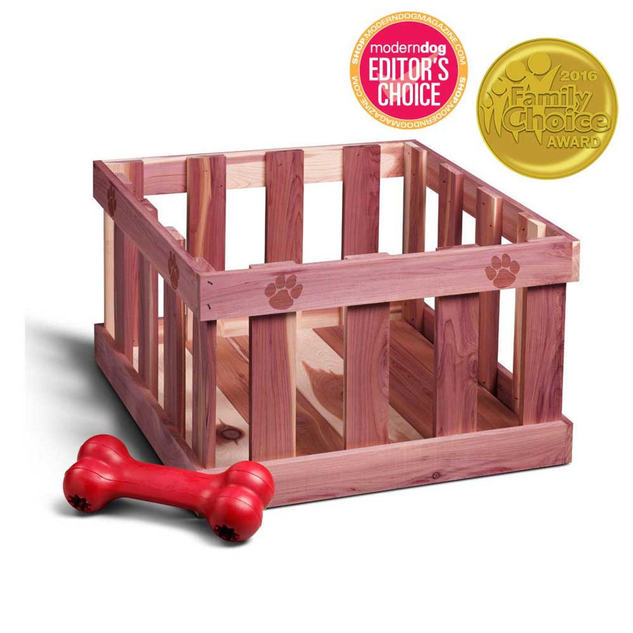 Large Custom Wooden Dog Toy Box  Pet Accessory & Toy Storage