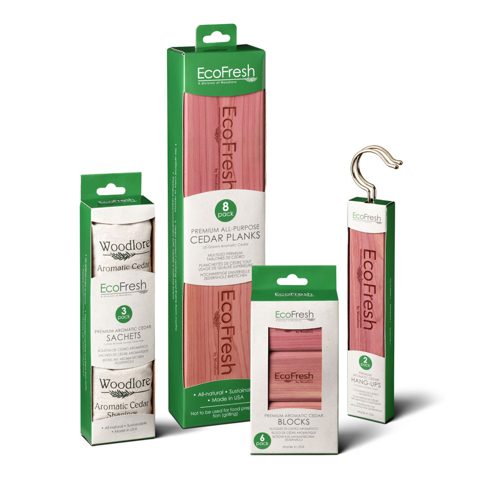 EcoFresh Premium Aromatic Cedar Blocks - Thumbnail 2