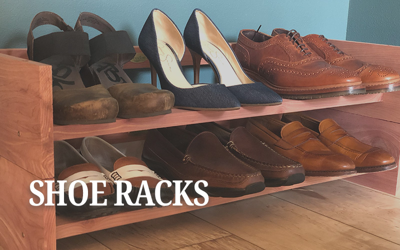 Woodlore Single 1-Tier 5 Pair Shoe Rack