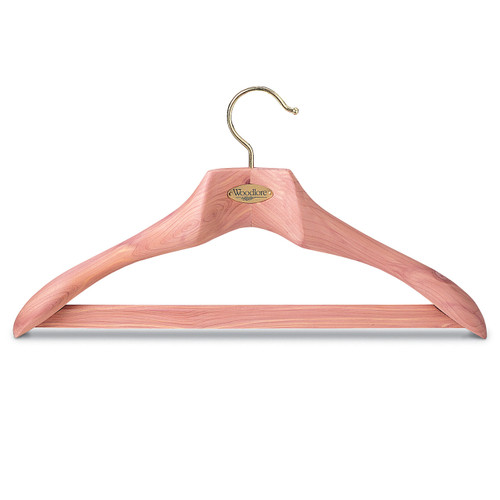 Cedar Contoured Coat Hanger with wide shoulder - More Than A Furniture Store