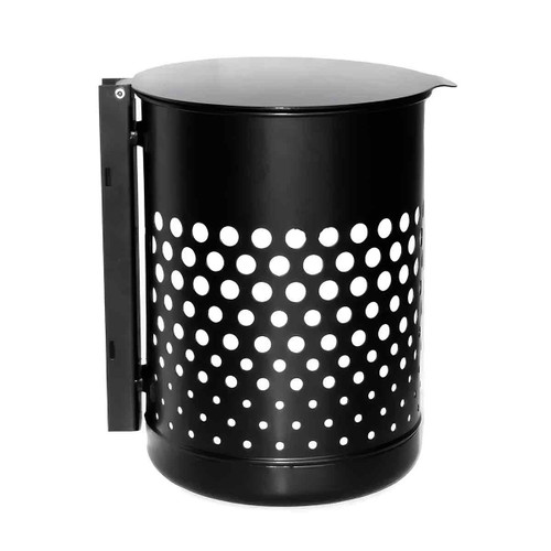 Roskisylinteri kannella, musta 50 L