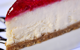 No-Fuss Raspberry Coulis Cheesecake