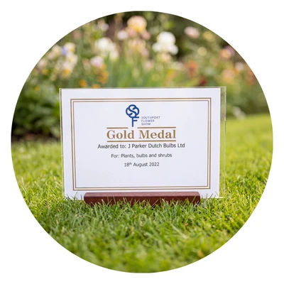J.Parker's winner of gold medal for plants, bulbs and shrubs at southport flower show 2022