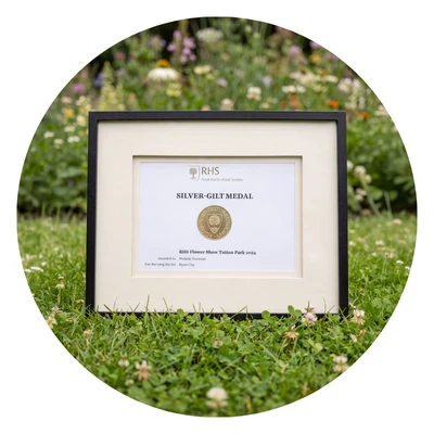 J.Parker's winner of silver gilt medal tatton 2024 award