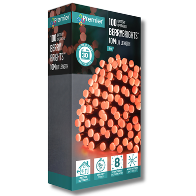 BerryBrights B-O LED Lights Red