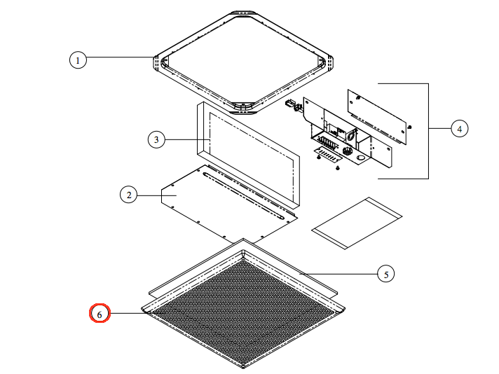 Coleman Air Conditioner Ceiling Assembly Grille 67983041 Coleman Mach AC