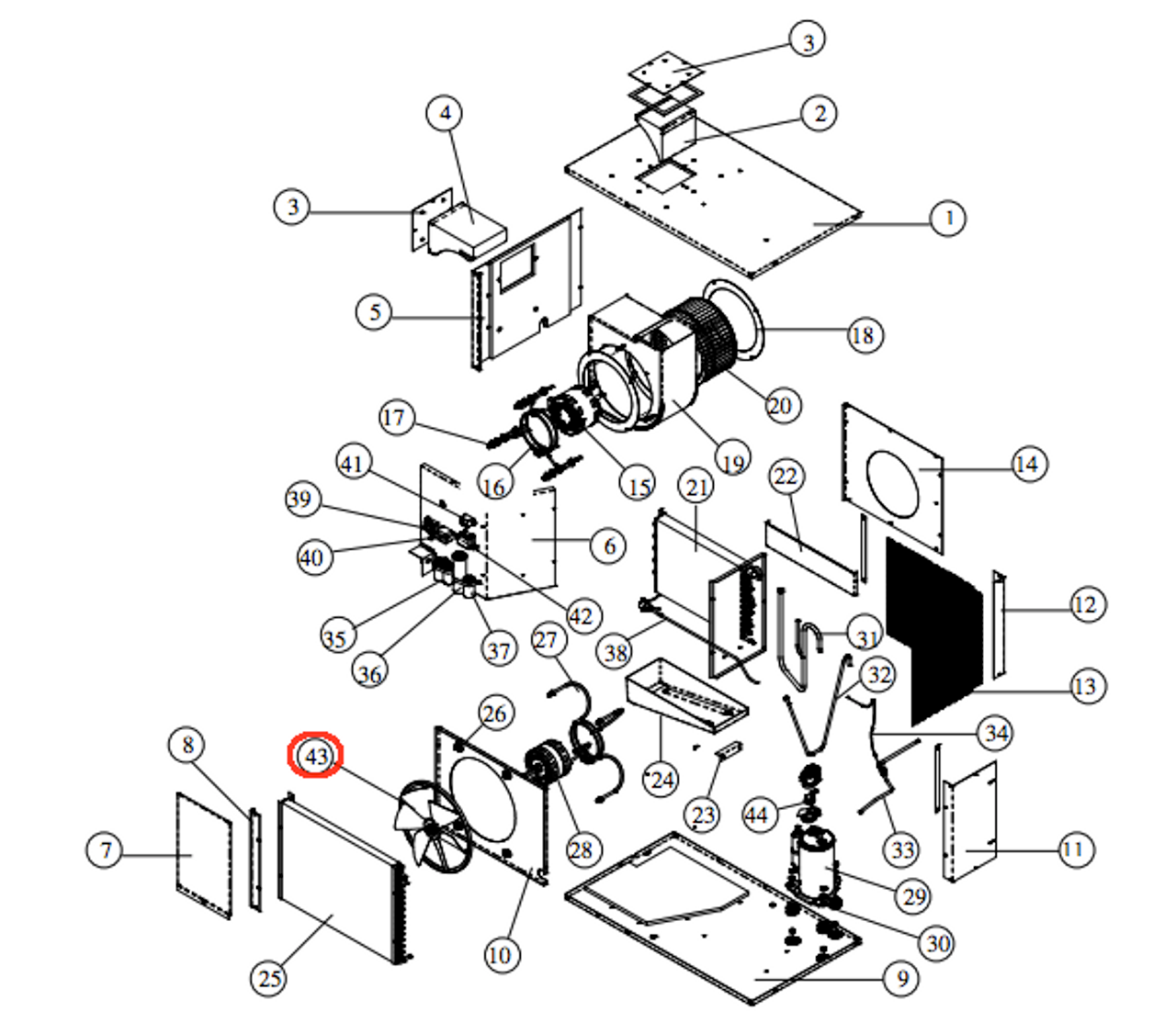 coleman furnace parts diagrams