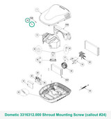 Dometic AC Shroud Mounting Screw 3316312.000 (fits Blizzard NXT)