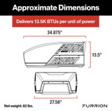 Furrion Chill Rooftop Air Conditioner 13000BTU FACR13HESA2-PS-AM White