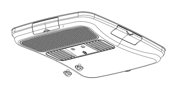 Dometic AC Ceiling Assembly 3314852.000 (fits BRISK II)