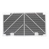 Camco Ducted Return Air Grille with Filter for Dometic 40409