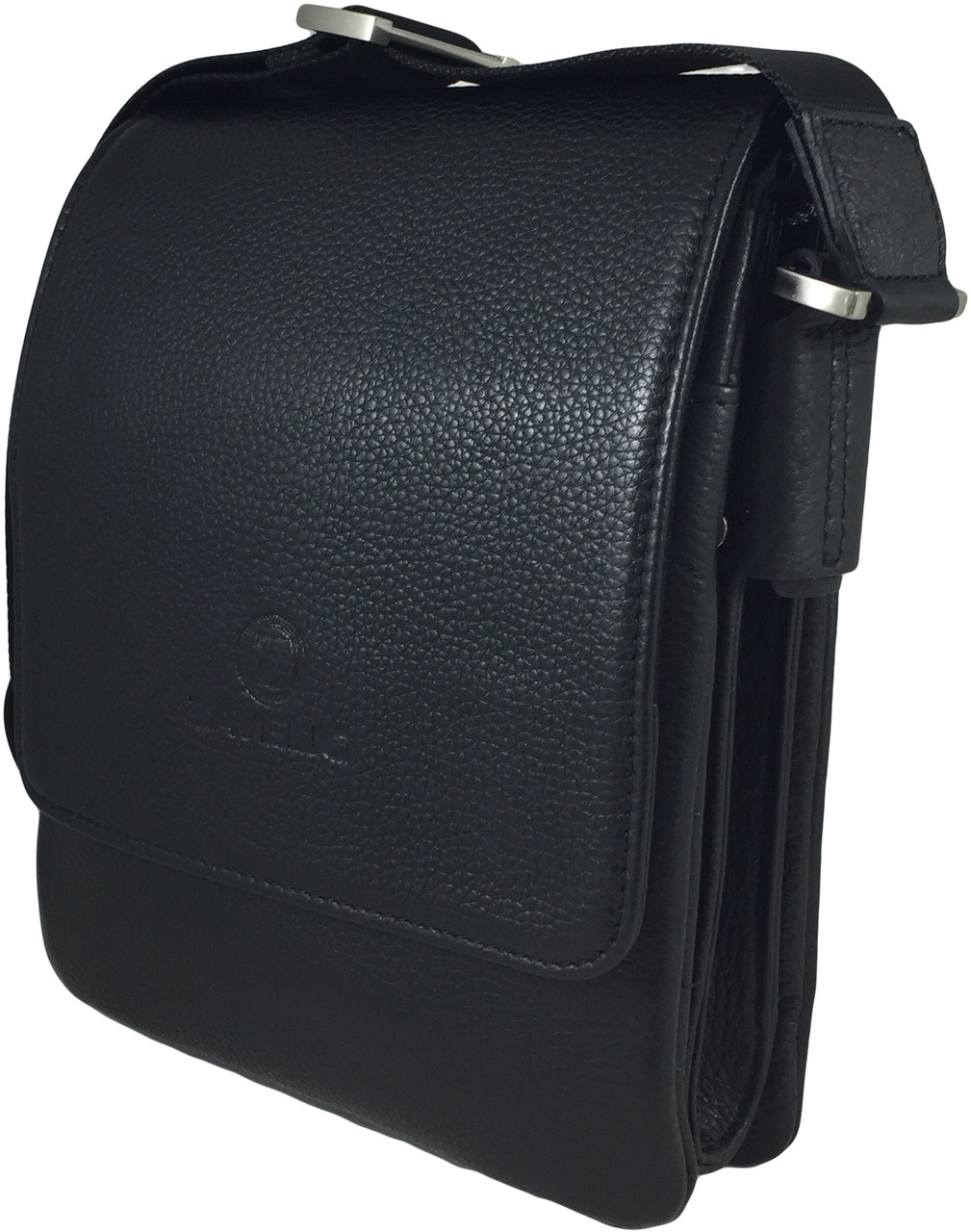 Genuine Leather Small Crossbody Bags for Male Black Replicas Bags