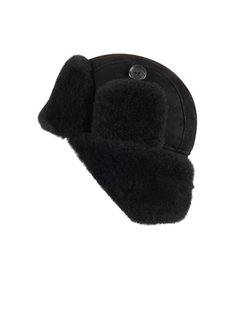 Unisex Trapper Trooper Leather Aviator Genuine Shearling Sheepskin