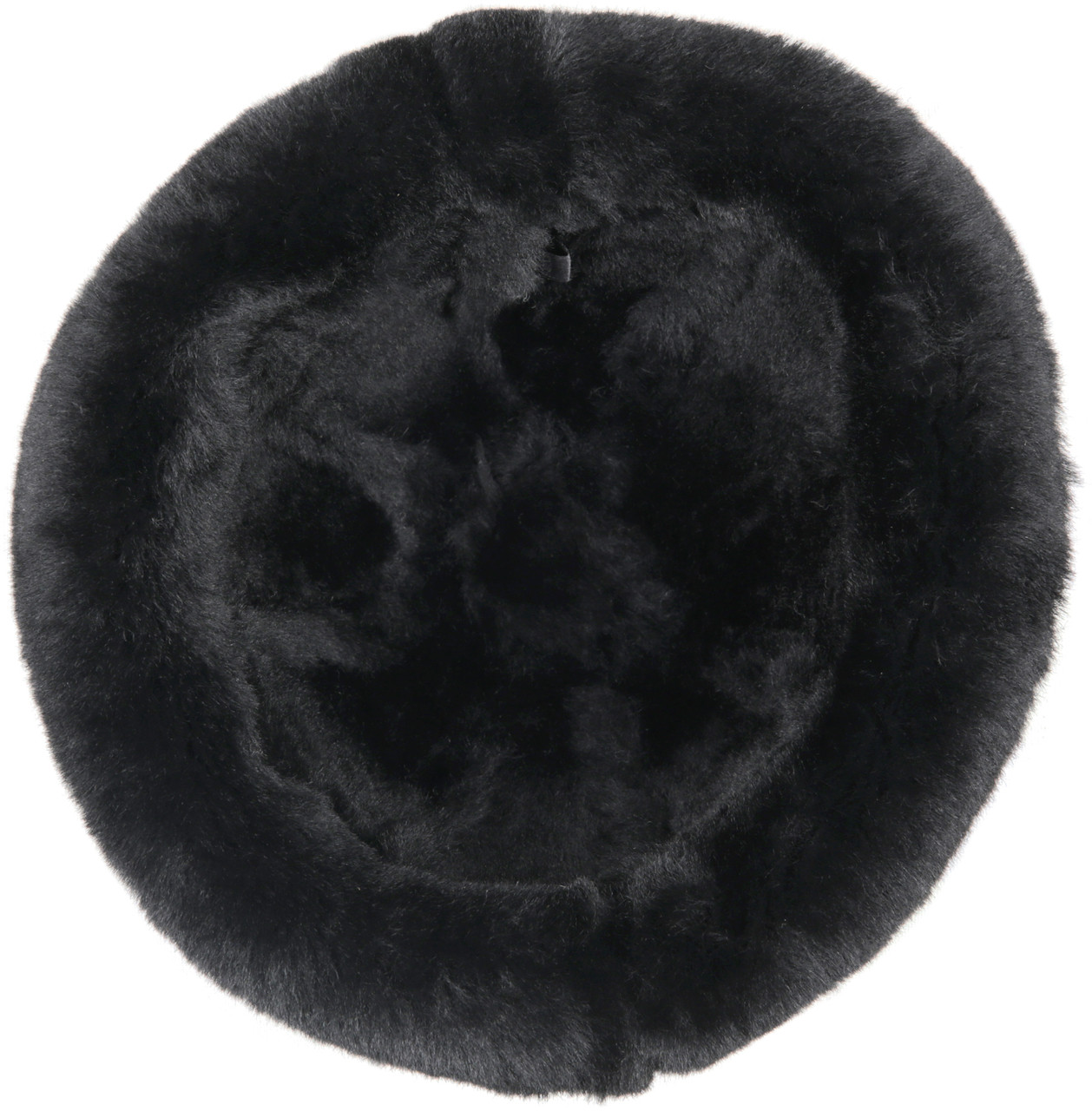 Women's Shearling Sheepskin Winter Fur Bucket Beanie Hat