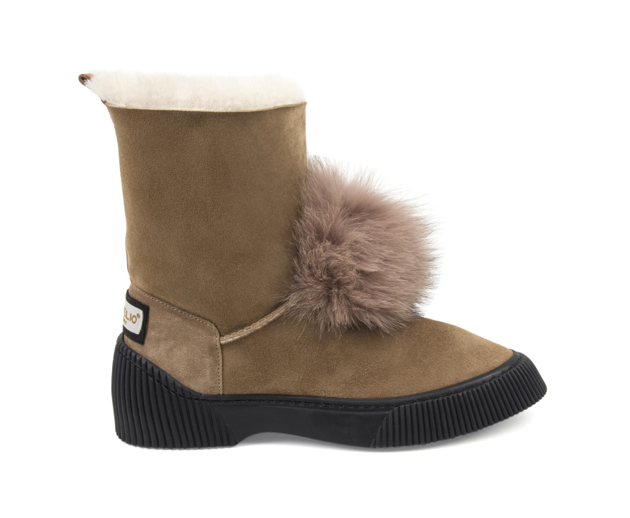 Women's Genuine Sheepskin Boots with 