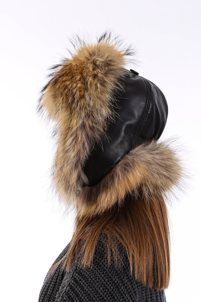 Warm Ladies Faux Fur Hat Handmade in Australia Elegant 
