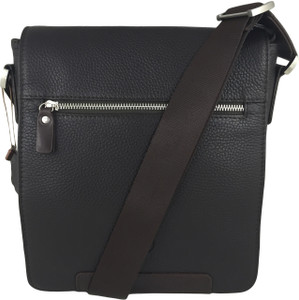 Men's Genuine Leather Small Crossbody Shoulder Messenger Bag - Brown | ZAVELIO 1 Men's Genuine Leather Small Crossbody Shoulder Messenger Bag - Brown | ZAVELIO 1