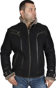 Shearling Sheepskin Leather Fur Jacket Shearling Sheepskin Leather Fur Jacket