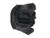 Shearling Sheepskin Pilot Winter Fur Hat - Solid Black