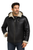 Men's Genuine Shearling Sheepskin Aviator Bomber Hooded Winter Jacket