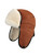Shearling Sheepskin Biker Trapper Fur Hat - Cognac Shearling Sheepskin Biker Trapper Fur Hat - Cognac