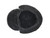 Shearling Sheepskin Visor Elmer Fudd Winter Fur Hat - Solid Black