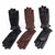Men's Premium Shearling Sheepskin Fur Lined Leather Gloves - Black Men's Premium Shearling Sheepskin Fur Lined Leather Gloves - Black