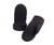 Men's Premium Shearling Sheepskin Leather Fur Mittens Black Suede Men's Premium Shearling Sheepskin Leather Fur Mittens Black Suede