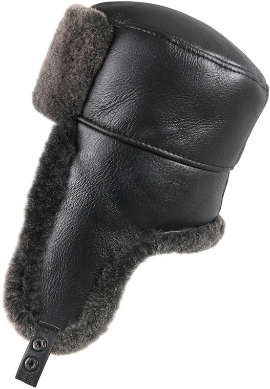 Shearling Sheepskin Russian Ushanka 