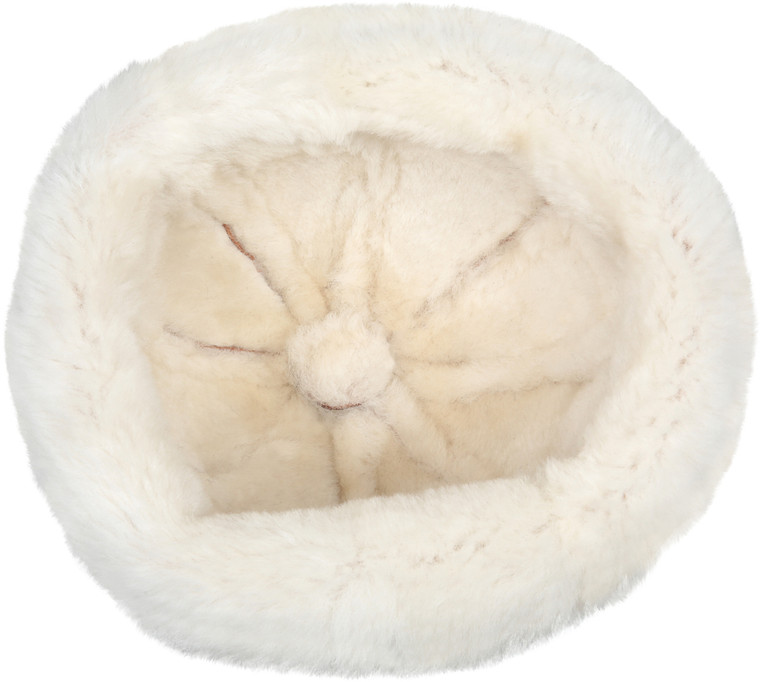 Sheepskin Bucket Hat - Women's Bucket Beanie Winter Fur Hat