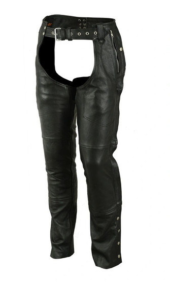 DS405 Unisex Double Deep Pocket Thermal Lined Chaps