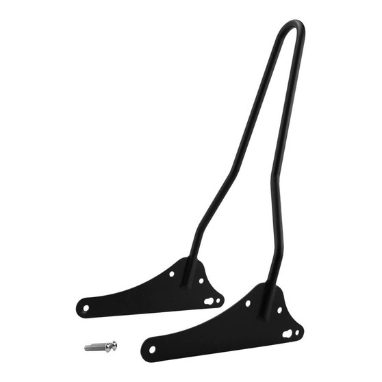 TC Bros. Dyna 06-17 Sissy Bar Black