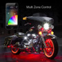 6 Pod 2 Strip XKchrome App Control Motorcycle LED Accent Light Kit