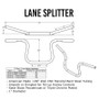 TC Bros. 1" Lane Splitter™ Handlebars - Chrome