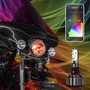 2IN1 LED HEADLIGHT KIT FOR MOTORCYCLE | XKCHROME SMARTPHONE APP