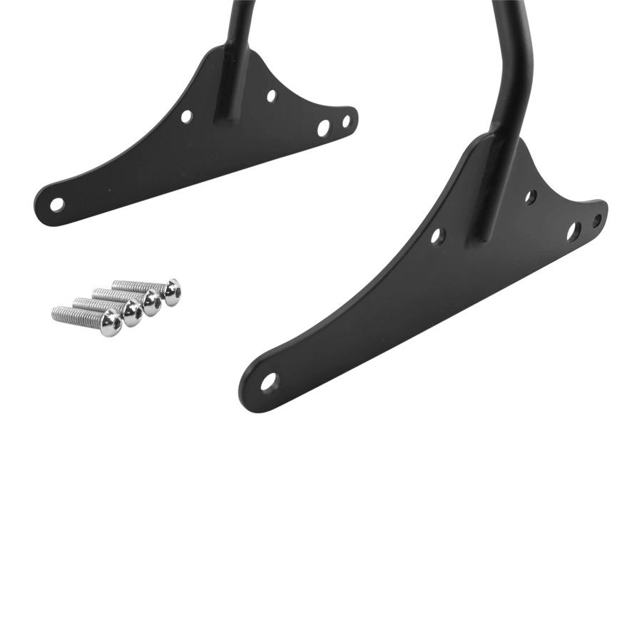 ダイナ Tc Bros. Dyna 06-17 Kickback Sissy Bar Black Leather TC Bros