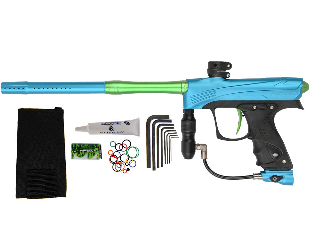 Dye Rize CZR Paintball Marker - Teal/Lime