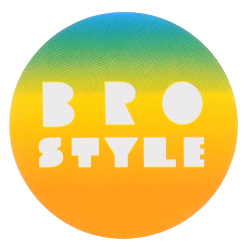 Bro Style Round Medium - Assorted - Sticker - ActionVillage