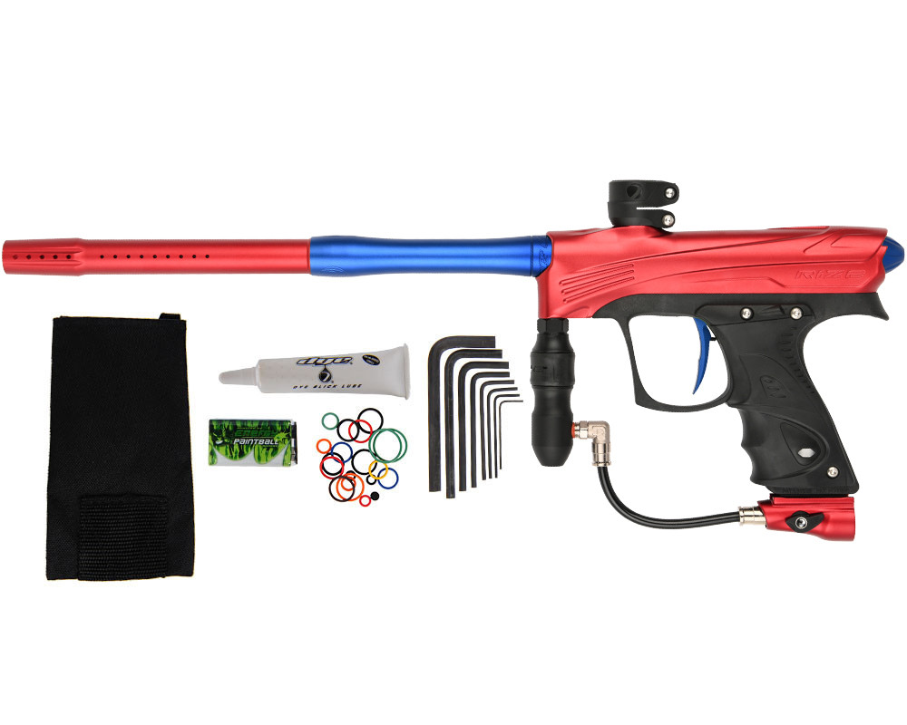 Dye Rize CZR Paintball Marker - Red/Blue