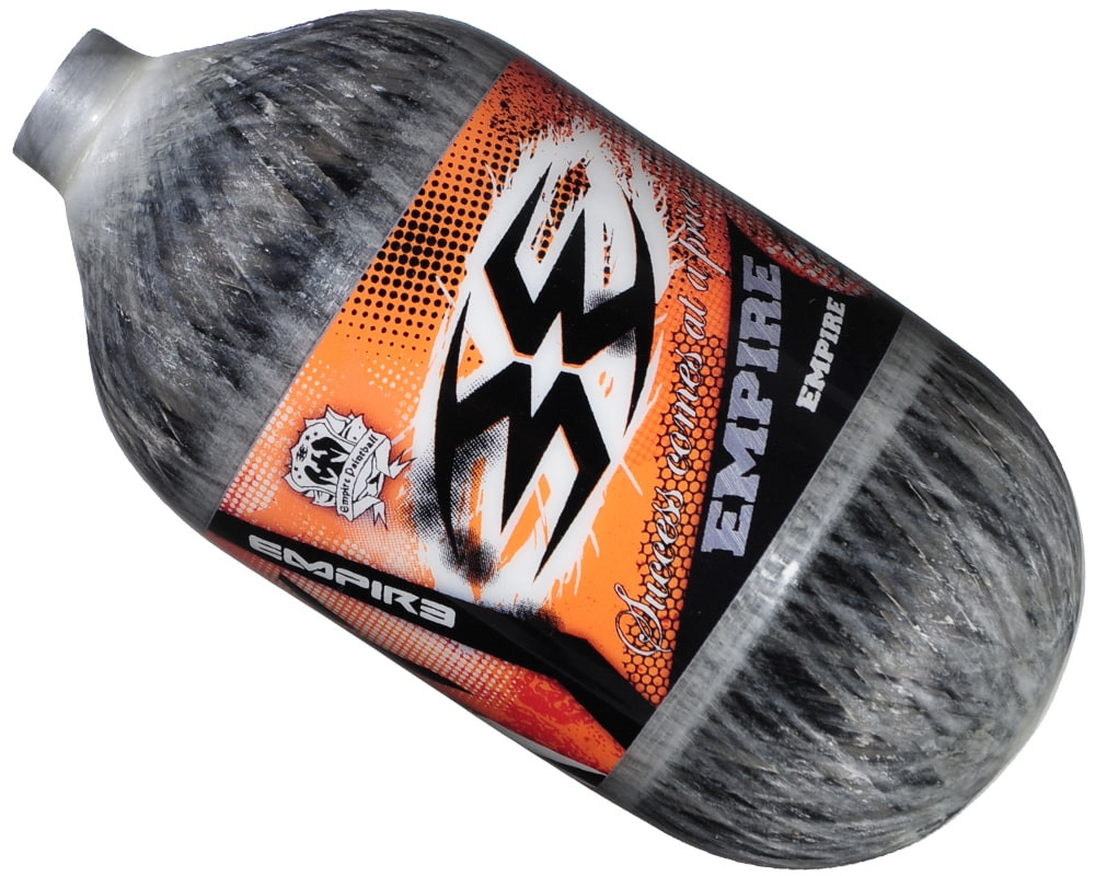 Serbatoio Paintball Empire Mega Lite 68/4500 – HPA In Fibra Da 68ci – Grigio