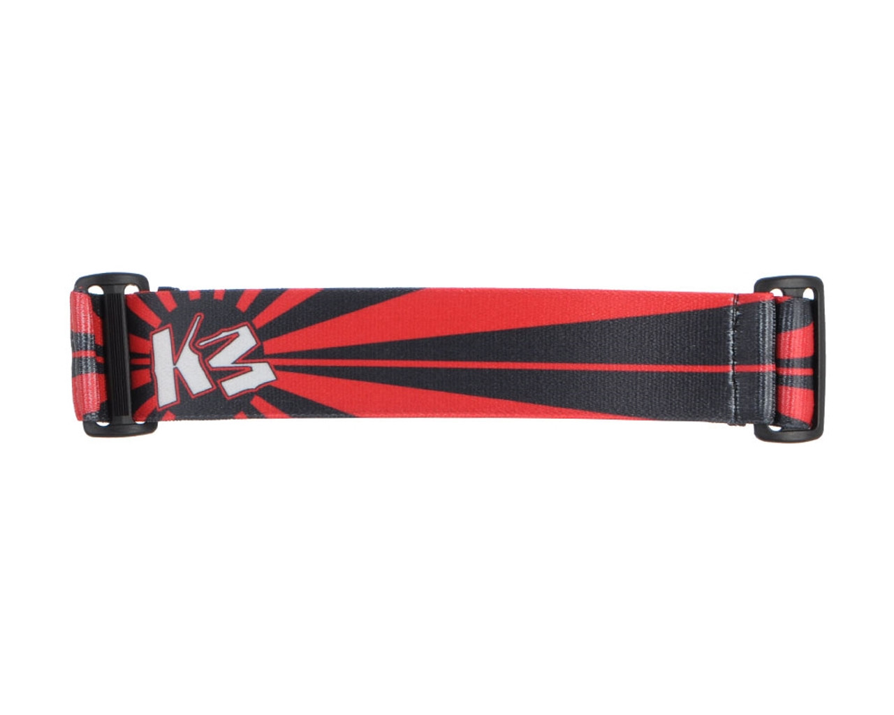 KM Universal JT Goggle Strap - Rising Sun Black/Red