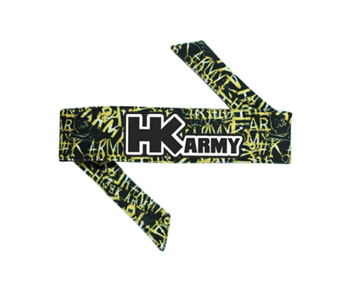 HK Army Stirnband Retro Edge – Aqua/Gold, 109 Cm Lang, Mit Frottee-Schweißband