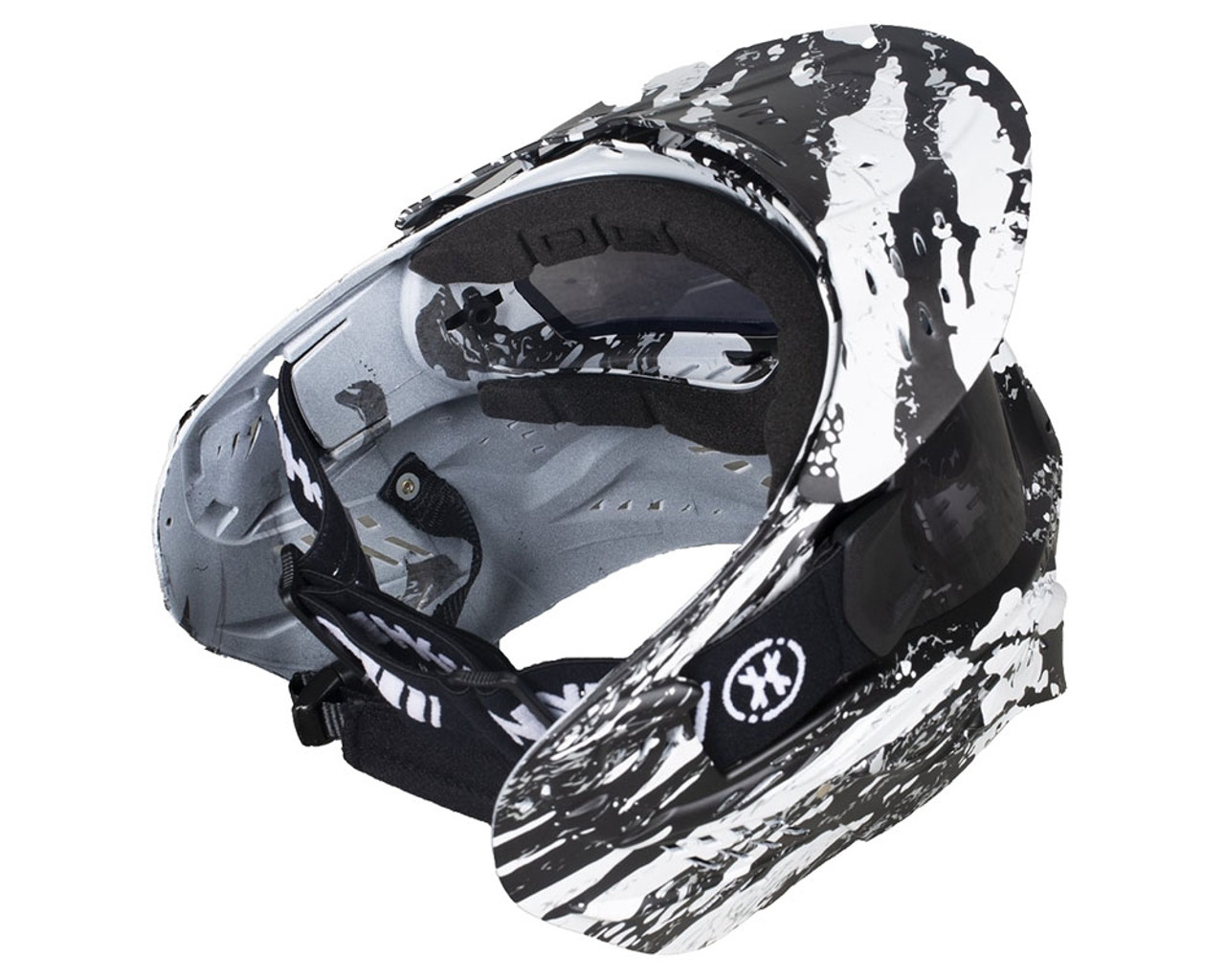 HK Army HSTL Thermal Paintball Mask - Fracture Black/White