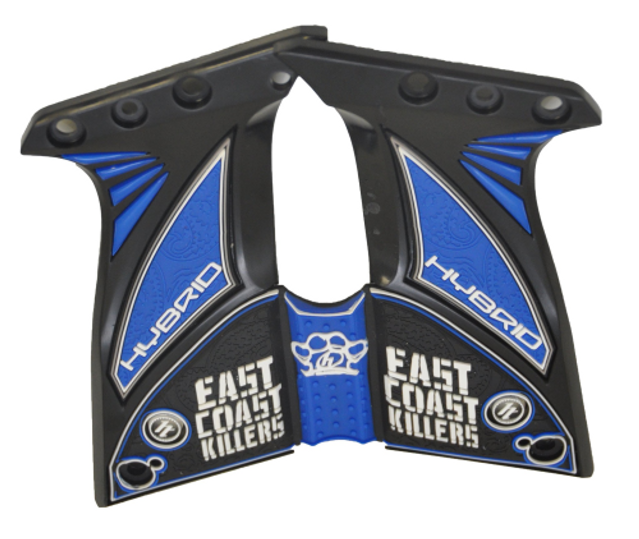 Hybrid DM Ultralite Paintball Grips East Coast Killers Blue