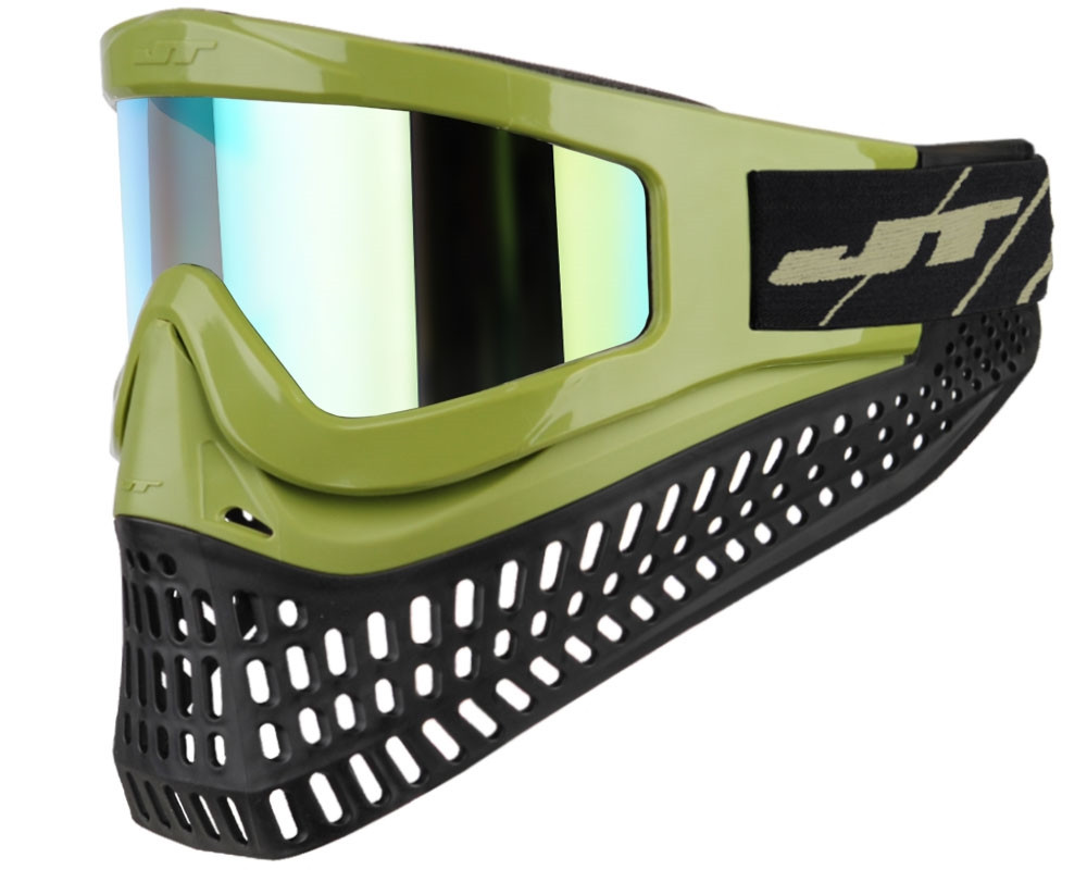 JT ProFlex X Mask - Olive w/ Prizm 2.0 Yellow Retro Lens