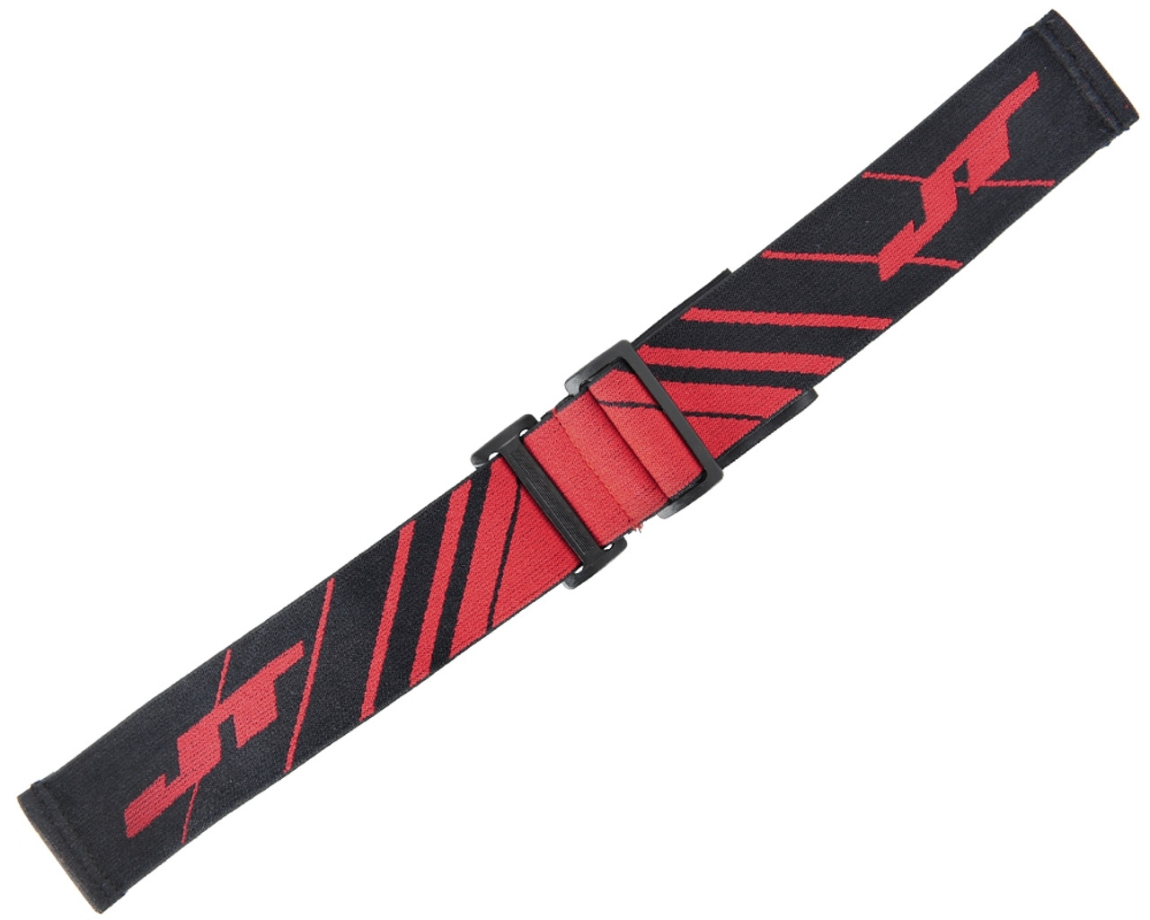 JT Replacement Goggle Strap - ProFlex X/ProFlex Authentic Woven - Lines  Black/Red