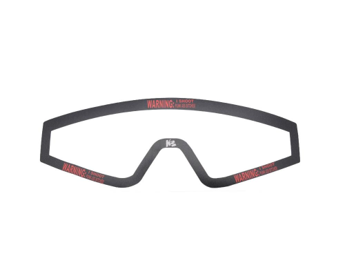 KM Paintball Mask Wraps Spectra Lens Warning ActionVillage